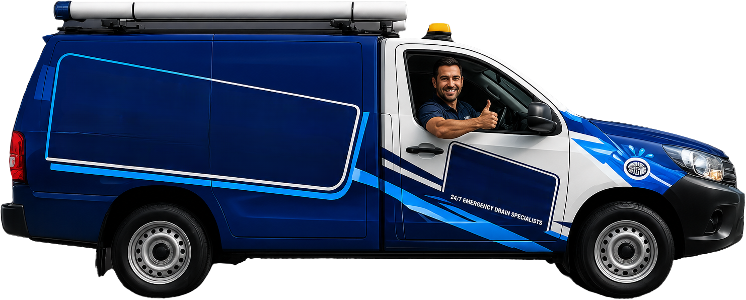 Arcadia Blocked Drains service van