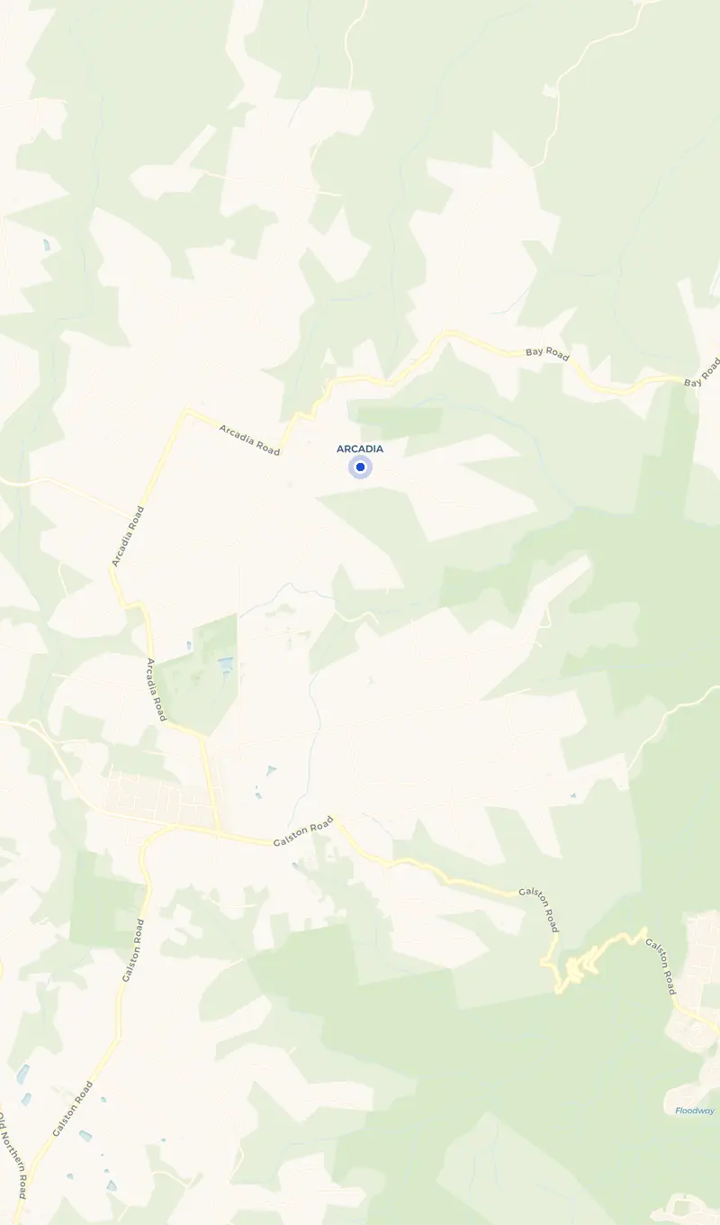 Map of the Arcadia service area and the surrounding suburbs we cover.